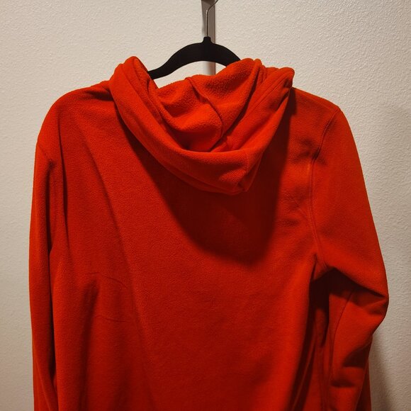 Danskin Now Women's Red Fleece Hoodie Size XL Polyester Full Zipper - Picture 9 of 11